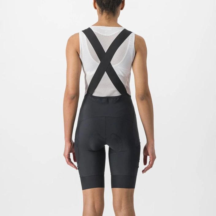 Castelli Unlimited Cargo W Bibshort Castelli Unlimited Cargo W naisten lyhyet ajohousut toimivat niin maantie- kuin