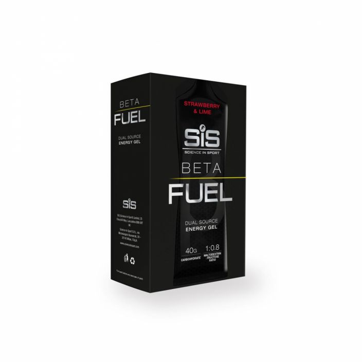 SIS Beta Fuel Geeli 6-pack Mansikka &amp; Lime SIS Beta Fuel geeli. Pakkaus sisaltaa 6 kpl 60 ml