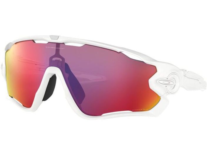 Oakley Jawbreaker Polished White Prizm Road Oakley Jawbreaker Polished White Prizm Road. Valkoinen kehys ja Prizm Road