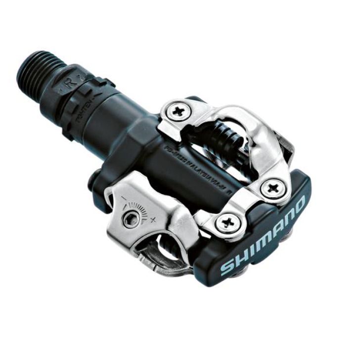 SHIMANO POLJIN PD-M520 MUSTA Shimano lukkopolkimet PD-M520. Soveltuu SPD-klossille (2-pultti kiinnitys). Paketin mukana