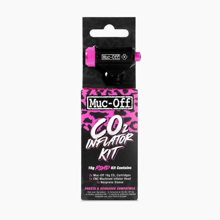 MUC-OFF CO2 Saadin+Patruunat Inflator Kit Road 16g