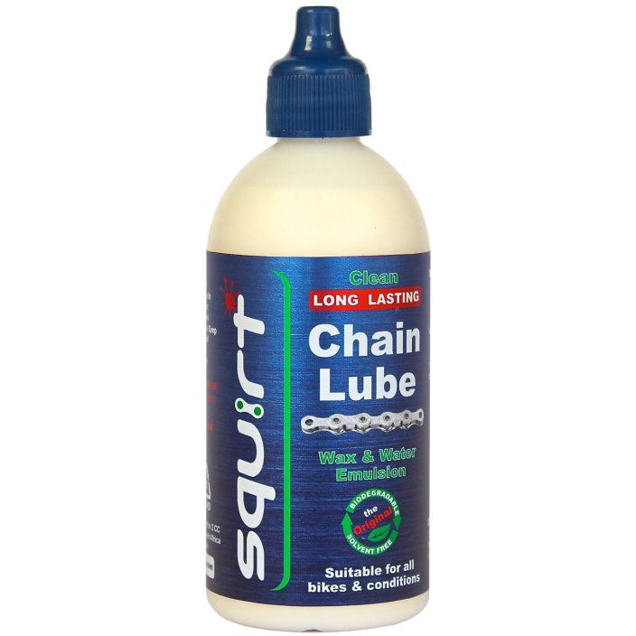 Squirt Long Lasting Dry Lube 120ml Squirt ketjuvaha on mainio veden ja vahan yhdistelma, joka sisaltaa