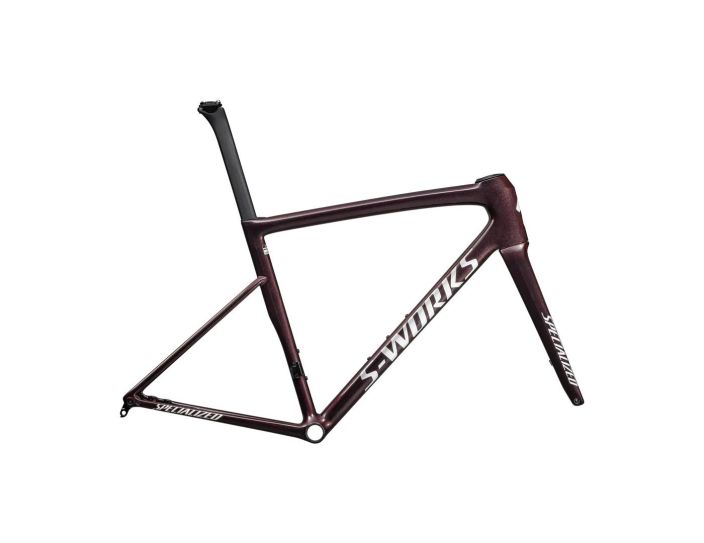 SPECIALIZED TARMAC SL8 FRMSET SLDMET/REDPRL/METWHTSIL 56CM -25