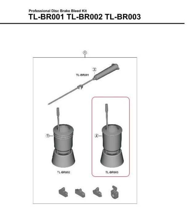 SHIMANO ILMAUSSARJA TL-BR003 - JARRUVIPU Shimano levyjarrun ilmauskuppi vaalea. Sopii ainoastaan maasto- ja