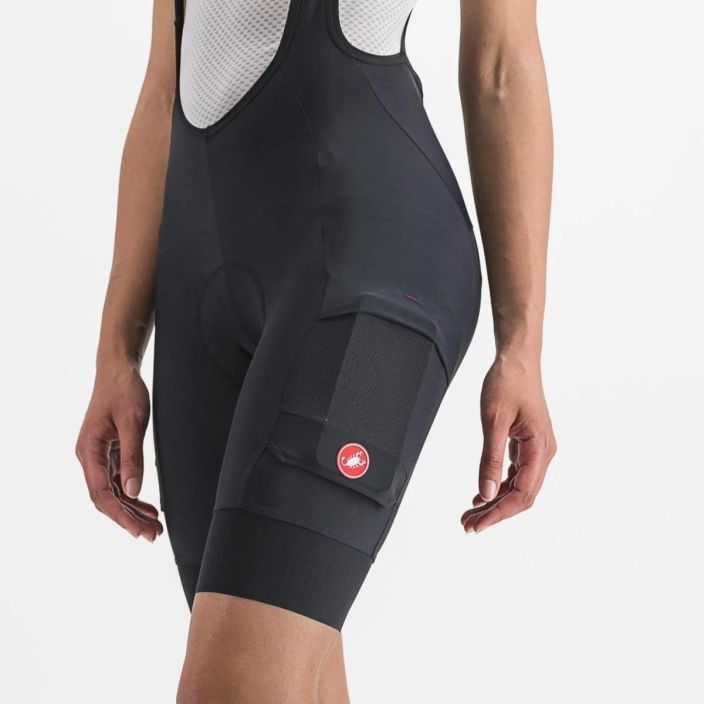 Castelli Unlimited Cargo W Bibshort Castelli Unlimited Cargo W naisten lyhyet ajohousut toimivat niin maantie- kuin