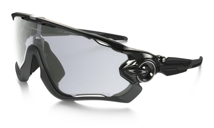 Oakley Jawbreaker Polished Black Photocromic Super suosittu Oakley Jawbreaker ajolasi kiiltavan mustalla kehyksella ja