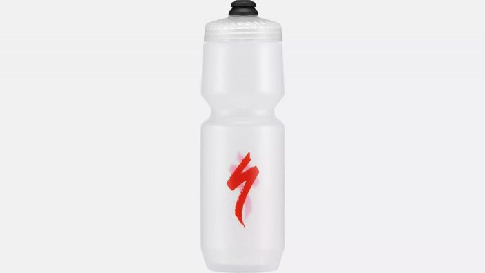 Specialized Purist Moflo Juomapullo Clear Red S-logo 26oz Specialized Purist juomapullossa on kiintea pinnoite pullon