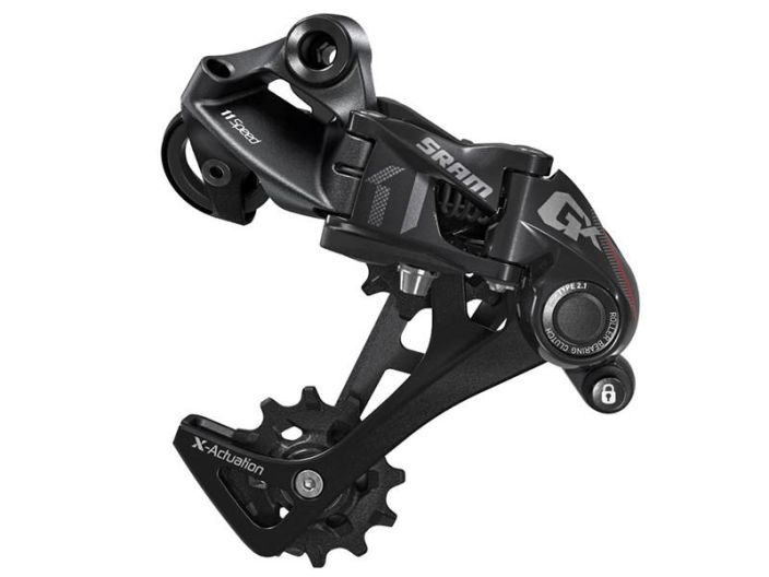 SRAM TAKAVAIHTAJA GX MALLI 2.1 PITKA HAKKI 11V MAX 42H Sram takavaihtaja GX 1x11 -vaihteiseen osasarjaan max 42t pakalle.