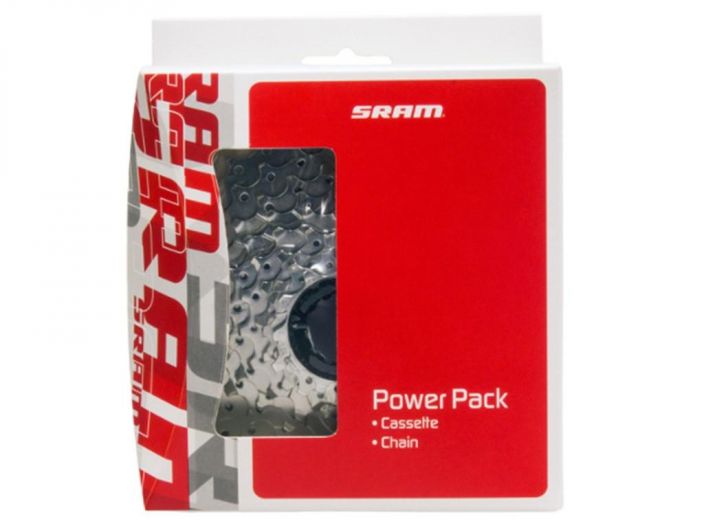 SRAM POWER PACK PG-1030 10V 11-32 Powerpack sisaltaa PC-1031-ketjun ja PG-1030-pakan. Pakan jako on