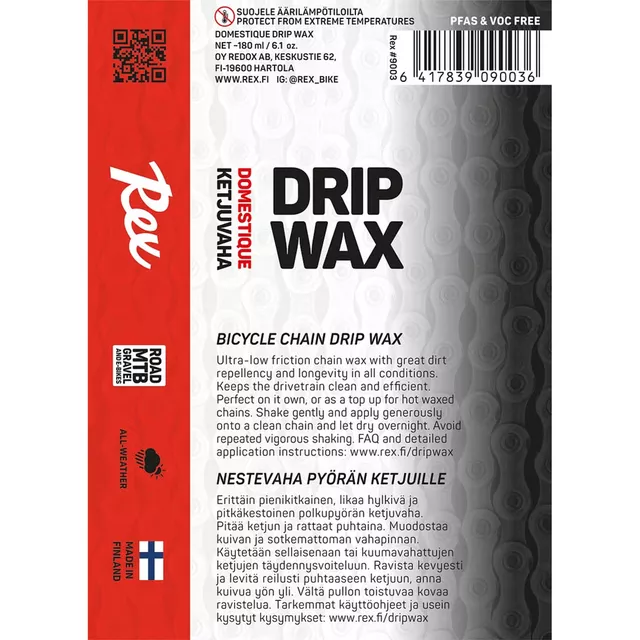 Rex Domestique Drip Wax Nestemäinen ketjuvaha