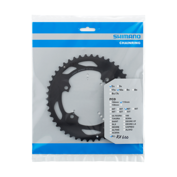Shimano GRX FC-RX600-10 46t 2x10v Eturatas