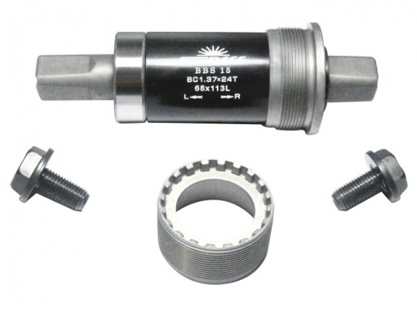 SunRace 68/122mm Teräs Nelikantti Keskiölaakeri