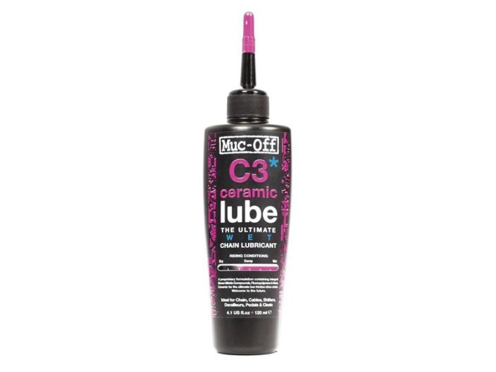 Muc-Off Wet Lube C3 Ceramic 120ml Ketjuöljy