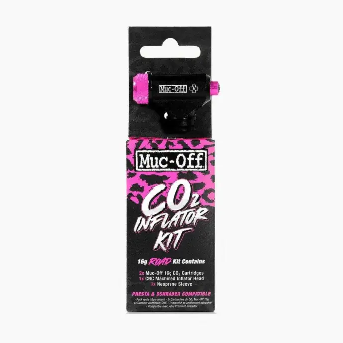 Muc-Off Road Inflator Kit 16g CO2-kitti