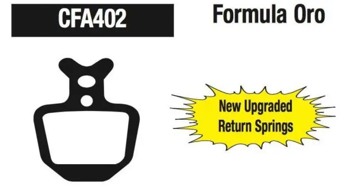 EBC 402 Formula Oro Vihreä Levyjarrupalat