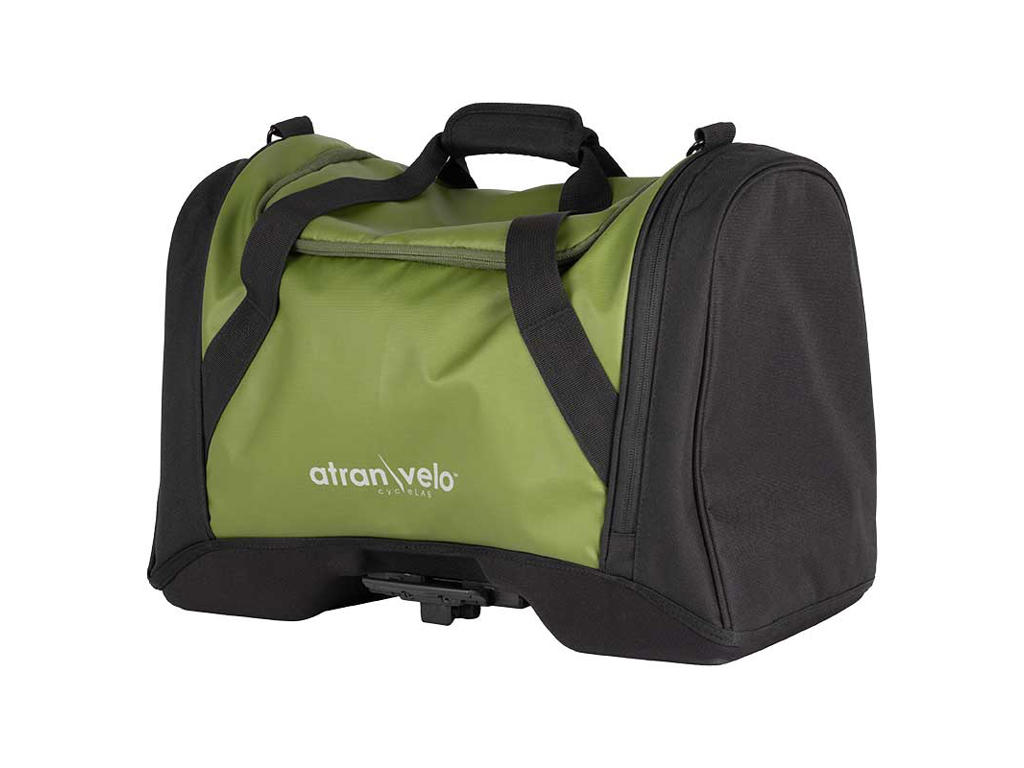 Atran Velo Pulse Duffle Bag Musta/Vihreä AVS Kassi