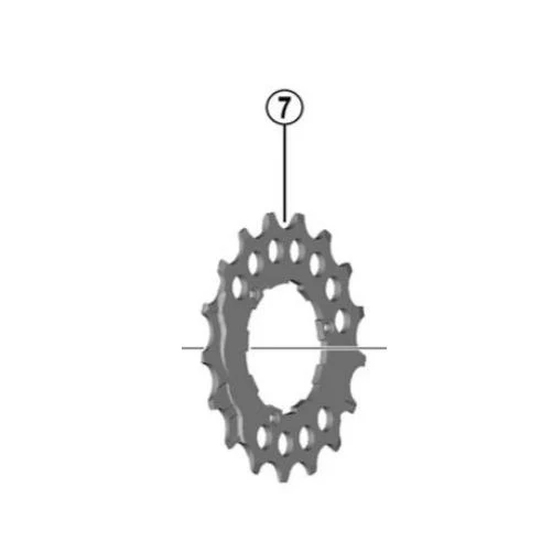 [Y0RF9804T] Shimano CS-LG700 17t 11v Irtoratas