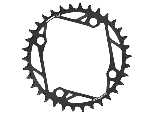 [11 6218 057 000] SRAM T-Type 104mm 34t Musta 1x12v Eturatas