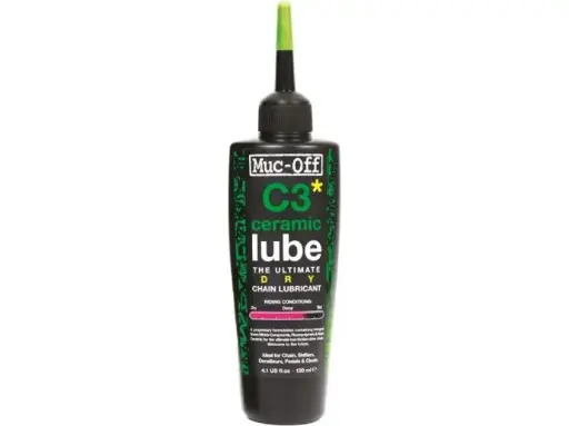 [872-S] Muc-Off Dry Lube C3 120ml Ketjuöljy