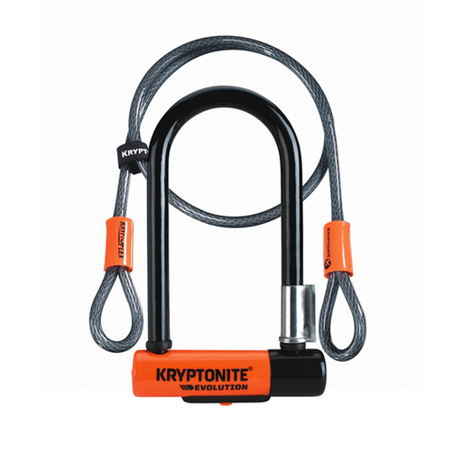 [KRY002079] Kryptonite Evolution Mini-7 U-lukko + Lisävaijeri