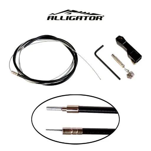 [60621] Alligator SRAM Torpedo Vaihdevaijeri Kokonainen Musta