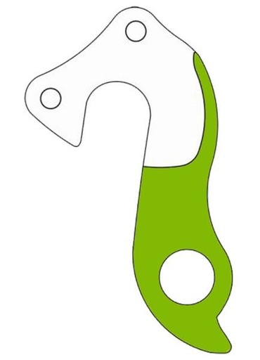 [705898D] Nishiki MTB 2011 B1208-ML/R Takavaihtajan Korvake