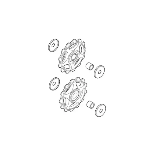 [Y5VP98050] Shimano Alivio RD-M410 13t 7/8v Rissat