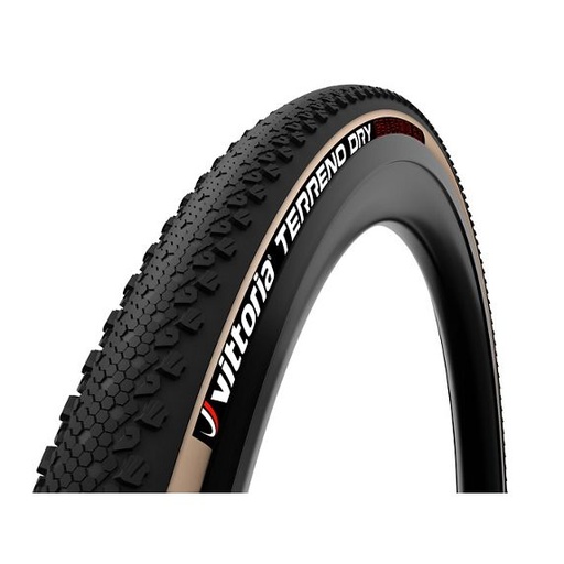 [11A00354] Vittoria Terreno Dry TLR G2 Ruskea/Musta 47-622 Ulkorengas